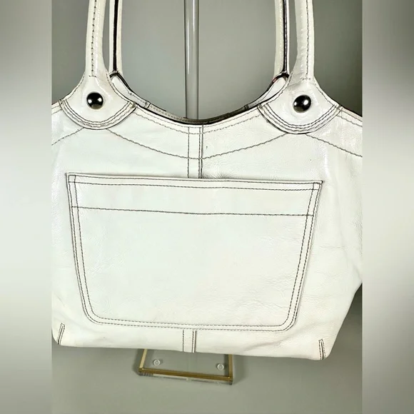 Coach Women’s Bleecker Leather Tote Shoulder Bag - Picture 7 of 13